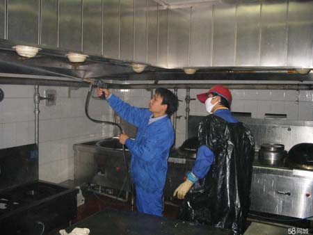 商用厨房油烟净化器清洗流程